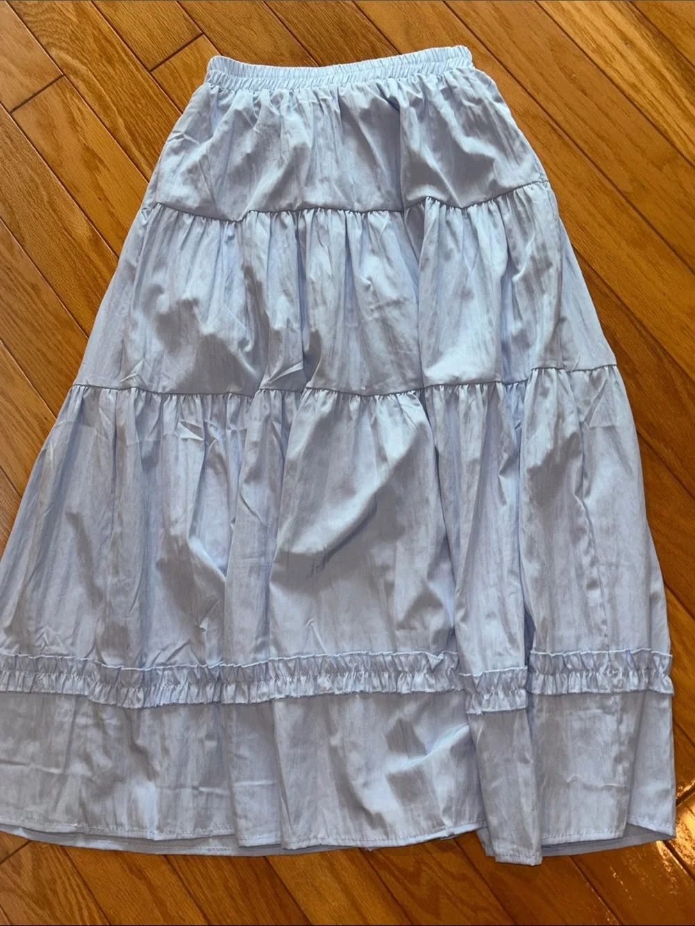 Tiered Midi Skirt - Picture 2 of 4